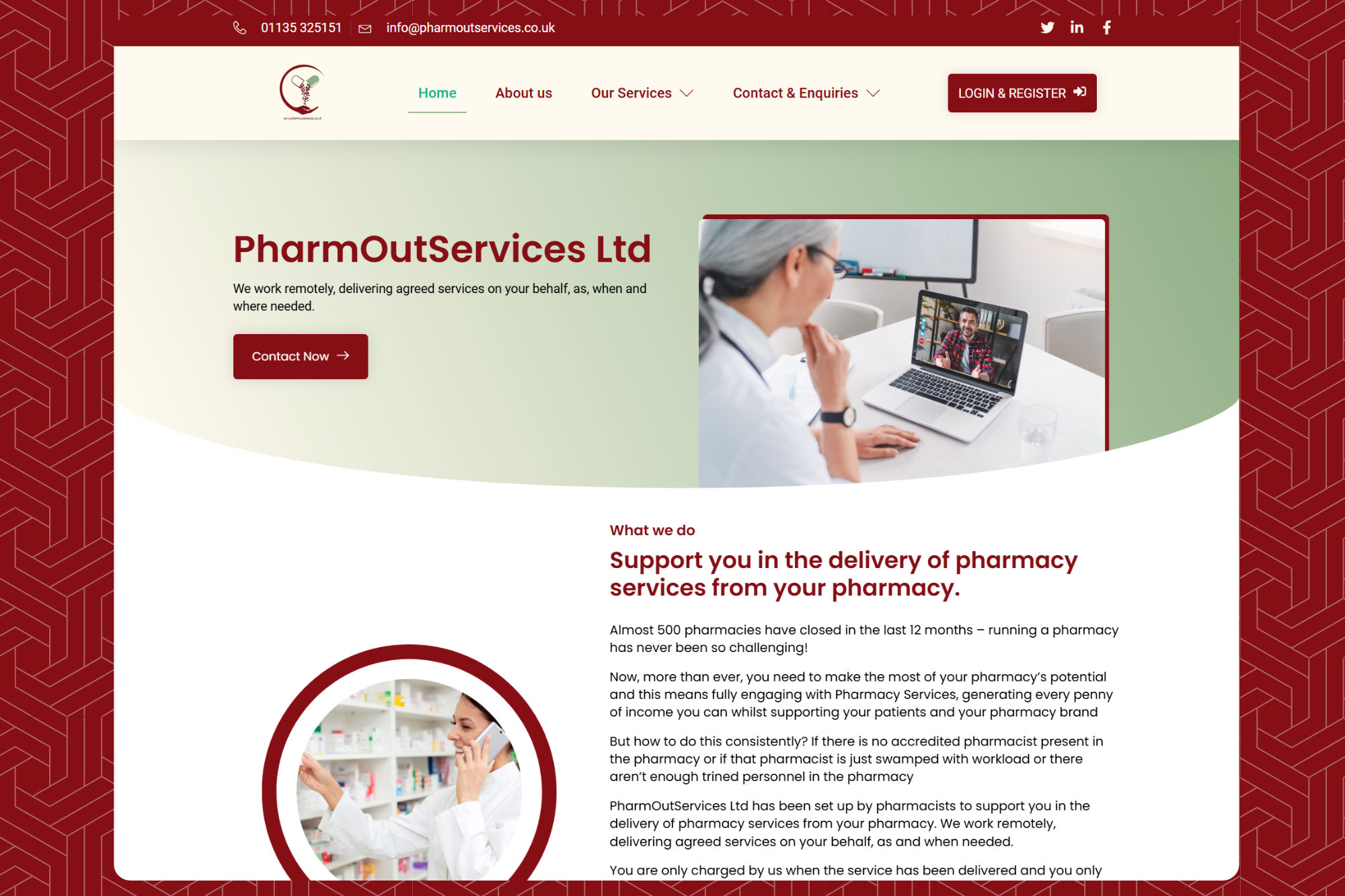 case study: pharmoutservices